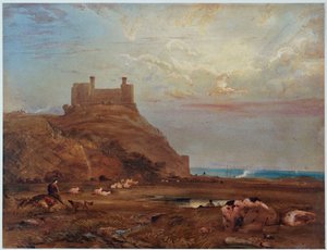 हर्लेच कैसल, 1820 द्वारा एंथोनी वांडेके कोपले फील्डिंग