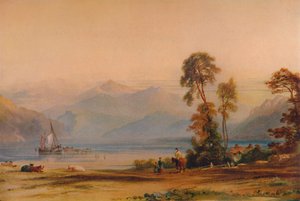 Tremadoc से स्नोडन का दृश्य, c1842, 1935 द्वारा एंथोनी वांडेके कोपले फील्डिंग
