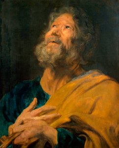 पीटर द एपोस्टल, 1617-1618। द्वारा एंथोनी वैन डाइक
