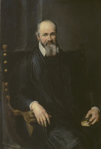 1616-18 एक आर्मचेयर में एक आदमी का चित्रण द्वारा एंथोनी वैन डाइक