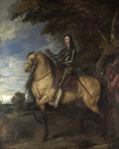 1637-38 के आसपास चार्ल्स I का अश्वारोही चित्र द्वारा एंथोनी वैन डाइक