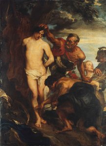 सेंट सेबेस्टियन मार्टिडोम के लिए तैयार, c.1622 द्वारा एंथोनी वैन डाइक