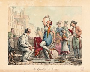 द ग्लास बैलेंसर, 1815-30 द्वारा एंटोनी चार्ल्स होरेस वर्नेट