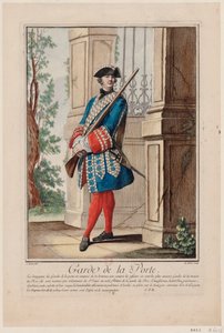 गेट गार्ड, 1756। द्वारा एंटोनी जीन डे फेहरे