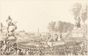 16 अक्टूबर 1793 का दिन, मैरी-एंटोनेट की मृत्यु द्वारा चार्ल्स मोनेटे के बाद एंटोनी जीन डुक्लोस