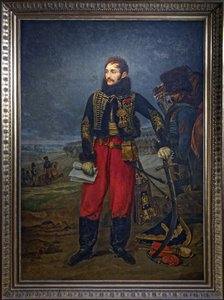 जनरल एंटोनी चार्ल्स लुइस डी लासेल के पोर्ट्रेट को 1808 में स्ट्रेटिन के गैरीसन का आत्मसमर्पण प्राप्त हुआ द्वारा एंटोनी जीन ग्रोस