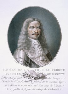 पियरे ब्लिन, 1786-92, पेरिस (रंग उत्कीर्णन) द्वारा प्रकाशित &39;महापुरुषों, शानदार महिलाओं, और फ्रांस के यादगार विषयों, गंभीर और रंगों में चित्रित&39; के महापुरूषों के चित्र, औवेर्गेन के टॉवर की हेनरी द्वारा एंटोनी लुई फ्रेंकोइस सीरजेंट मार्कोयू