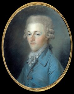 लुइस एंटोनी हेनरी डी बॉर्बन का पोर्ट्रेट, ड्यूक ऑफ एनघियन (1772-1804) एंटोनी वेस्टियर द्वारा पेंटिंग (1740-1824) 1804 द्वारा एंटोनी वेस्टियर