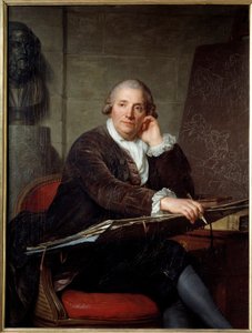 पेंटर गेब्रियल फ्रेंकोइस डोयेन (1726-1806) का पोर्ट्रेट एंटोनी वेस्टियर द्वारा पेंटिंग (1740-1824) 1786 सन। 1,3x0,96 वर्ग मीटर