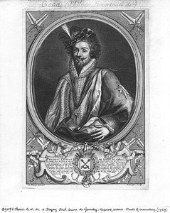 फिलिप-एमानुएल डी गोंडी (1581-1662) मार्वेल ऑफ बेले-आइल, जो क्लाउड ड्यूलोस्लो (1665-1727) द्वारा उकेरा गया द्वारा Pezey के बाद एंटोनी