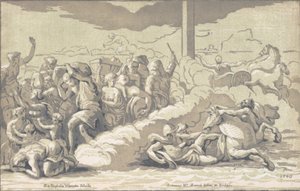 लाल सागर पार करने वाले इस्राएली, लगभग। 1740.