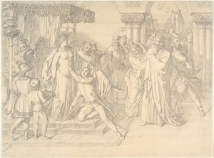 वार्टबर्ग पर गायकों की प्रतियोगिता, सी। 1853। द्वारा एंटोन रोमाको