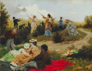 रविवार के दौरे पर पट्टी। 1874