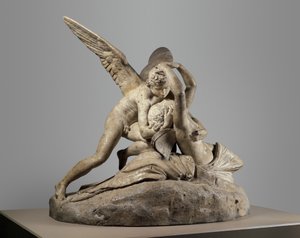 कामदेव और मानस, १ (९ ४ (प्लास्टर) द्वारा एंटोनियो कैनोवा