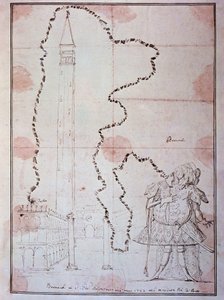 एंटोनियो बर्नाची का पोर्ट्रेट, इटैलियन कैस्ट्रेटो (कार्टून .)