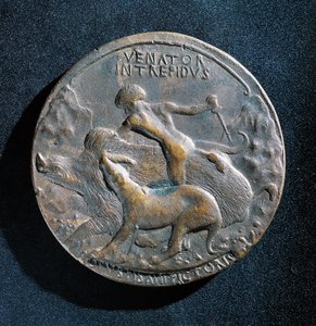 आरागॉन के अल्फोंसो वी का कांस्य पदक (1394-1458) द्वारा एंटोनियो पिसानेलो