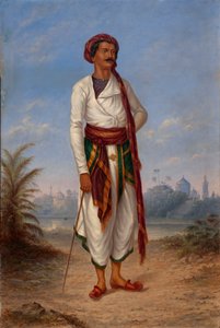 हिंदू मैन, सीए। 1893. द्वारा एंटोनियो ज़ेनो शिंडलर