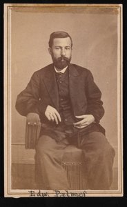 एडवर्ड पामर का पोर्ट्रेट 1829-1911, 1868-1869। द्वारा एंटोनियो ज़ेनो शिंडलर