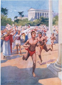 ओलंपियन खेलों में एक पैर दौड़, 1925