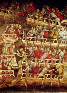 पोप अलेक्जेंडर III का इतिहास (1105-81): सम्राट फ्रेडरिक बार्ब्रोसा (c.1123-90) 1407 से अधिक विनीशियन फ्लीट विक्टरियस द्वारा एरीटिनो लुका स्पिनेलो या स्पिनेली