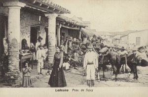 स्ट्रीट दृश्य, लेडेसमा, जुजुय प्रांत, अर्जेंटीना