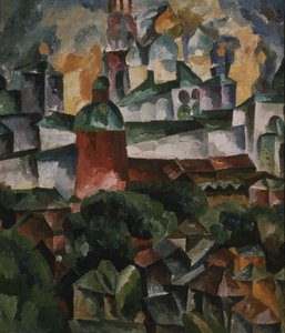 ट्रिनिटी-सर्जियस-मठ, 1920 के साथ लैंडस्केप