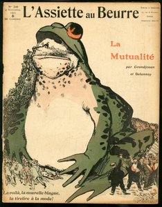 "" L'Plate au Beurre"" का कवर, संख्या 240, रंगों में व्यंग्य द्वारा एरिस्टाइड डेलानॉय