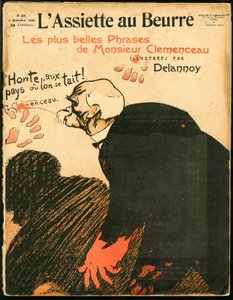 "" L'Plate au Beurre"" का कवर, संख्या 401, रंगों में व्यंग्य द्वारा एरिस्टाइड डेलानॉय