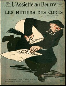 "" L'Plate au Beurre"" का कवर, संख्या 466, रंगों में व्यंग्य