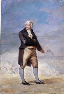 जॉर्जेस जैक्स डेंटन का पोर्ट्रेट 1759-1794, 1879। द्वारा आर्मंड साइबौले
