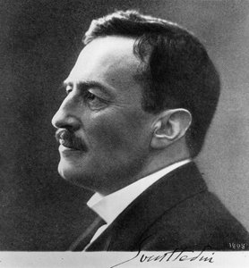 स्वेन एंडर्स हेडिन (1865-1952) का पोर्ट्रेट