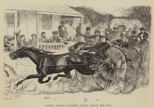 ग्राफिक अमेरिका, ट्रोटिंग, आठवीं एवेन्यू, न्यूयॉर्क द्वारा आर्थर बॉयड हॉटन