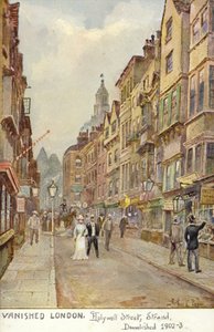 गायब हो गए लंदन - होलीवेल स्ट्रीट, स्ट्रैंड, 1902-3 ध्वस्त द्वारा आर्थर चार्ल्स पायने