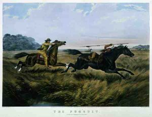पीछा, पब। द्वारा Currier & Ives द्वारा आर्थर फिट्ज़विलियम (बाद में) टैटो