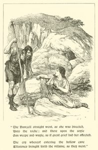 द एडवेंचर्स ऑफ सर आर्टेगाल, द डेन ऑफ डीसिट (उत्कीर्णन) में द्वारा आर्थर जॉर्ज वॉकर