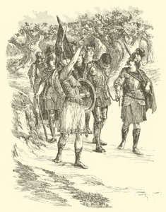 द एडवेंचर्स ऑफ सर आर्टेगाल, क्वीन ऑफ द अमेजन्स (उत्कीर्णन) द्वारा आर्थर जॉर्ज वॉकर