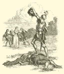 द एडवेंचर्स ऑफ सर आर्टेगाल, द टायरेंट ग्रांटोर्टो (उत्कीर्णन) द्वारा आर्थर जॉर्ज वॉकर