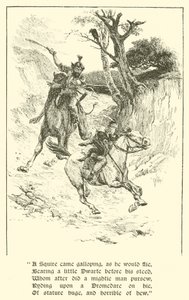 द स्क्वॉयर ऑफ़ लो डिग्री, द जाइंट विथ फ्लेमिंग आइज़ (उत्कीर्णन) द्वारा आर्थर जॉर्ज वॉकर