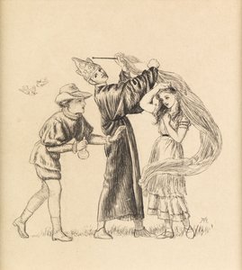 हैंडसम, हैंडसम डो के रूप में, 1871 है द्वारा आर्थर ह्यूजेस