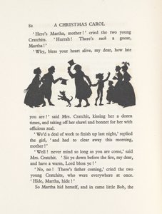 &39;बॉब क्रैचिट एंड टिनी टिम&39;, 1915 (लिथो) द्वारा आर्थर रैकहम