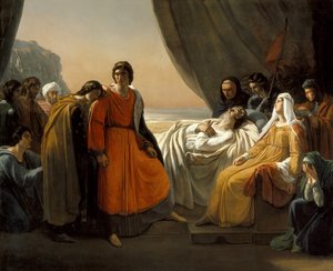 द डेथ ऑफ सेंट लुइस, सी। 1817 द्वारा ऐरी शेफ़र