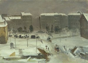 बर्लिन में बेले-एलायंस स्क्वायर, 1870