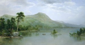 हार्बर द्वीप, लेक जॉर्ज, न्यूयॉर्क, 1875 से काला पहाड़