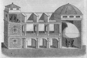 अथानास किरचर (या अथानासियस किरचेरी) (1601-1680) द्वारा आविष्कार किया गया ध्वनिक कॉर्नेट। द्वारा अथानासियस किर्चर
