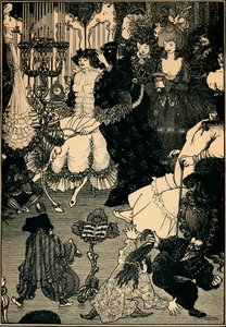 हेलेन का शौचालय, 1890, 1935। द्वारा ऑब्रे बियर्डस्ले