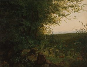 वन के किनारे पर, सीए। 1820. द्वारा अगस्त हेनरिक