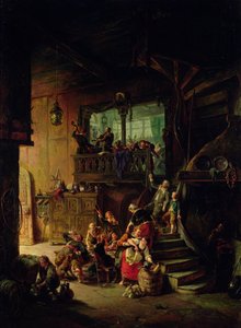 छात्रावास जीवन, 1865 द्वारा अगस्त लेविन वॉन विले