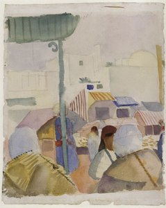 ट्यूनिस II, 1914 में बाजार द्वारा अगस्त मैके