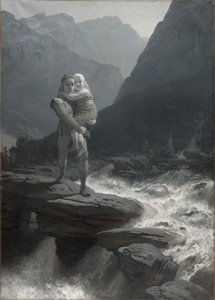 फ्रिथिओफ्स सागा: फ्रिथिओफ एंड इंग्बोर्ग, 1880s। द्वारा अगस्त माल्मस्ट्रोम