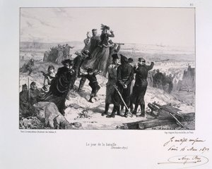 ले जर्स डु बाटिलल द डे ऑफ द बैटल, सीज ऑफ पेरिस, फ्रेंको-प्रशिया युद्ध, 1870 1871 द्वारा अगस्टे ब्राय